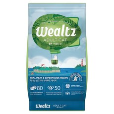 Wealtz 維爾滋 成貓食譜 天然無穀寵物糧, 6kg, 1袋, 鮭魚, 鷹嘴豆, 扁豆, 番薯, 南瓜, 香蕉, 藍莓, 百里香, 葫蘆巴, 薑黃, 迷迭香