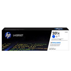 hp 惠普 201X 碳粉匣高印量, 青色, 1個