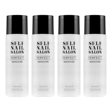 MISSHA 完美沙龍卸甲液 110ml 溫和卸甲 滋潤保濕 台灣公司貨, 4個