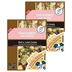 T.N.A. 悠遊 全齡種貓狗餐包, 牧野牛羊燉時蔬, 150g, 2包