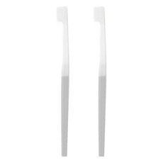 MUJI 無印良品 可替換刷頭的牙刷 一般刷頭 柔軟刷毛 灰色, 2支, 1入