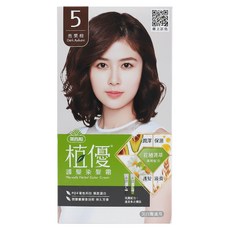 美吾髮植優 護髮染髮霜, 5亮栗棕, 1盒
