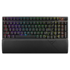 ASUS 華碩 ROG Strix Scope II 96 Wireless 三模連接 雪軸 PBT鍵帽 機械鍵盤 電競 中文注音 黑色 96% 配置設計 N-key rollover 具備背光功能 原廠保固2年 Windows 11