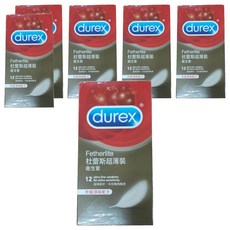 durex 杜蕾斯 台灣公司貨 超薄裝衛生套, 12個, 6盒