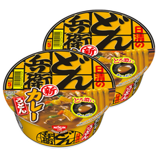 NISSIN 日清 咚兵衛 咖哩烏龍麵碗麵, 91g, 2入