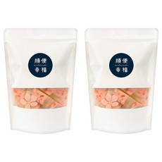 順便幸福 輕甜草莓牛軋糖, 250g, 2個