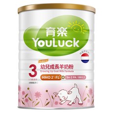 YouLuck 育樂 成長羊奶粉 12~36個月, 800g, 1罐, 1罐