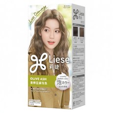 Liese 莉婕 泡沫染髮劑, 青檸亞麻灰色, 1個