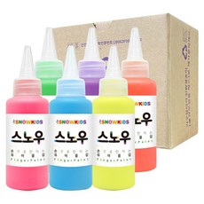 SNOWKIDS 幼兒顏料組, 540g, 6色, 70ml