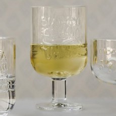 Bormioli ROCCO Graphica浮雕高腳杯 365ml, 透明, 6個