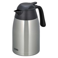 THERMOS 膳魔師 不鏽鋼真空保溫壺 1.5L THX-1500 304不鏽鋼 PP塑料 銀色 + 黑色 1個