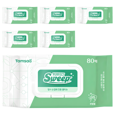 TAMSAA 清潔用濕紙巾 掀蓋式, 1入, 6包