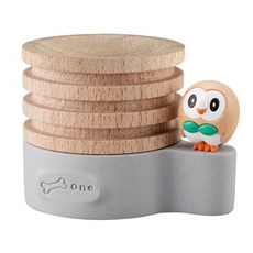 Bone 蹦克 原木擴香台 木木梟, 棕色, 1個, 1入