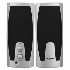 Kinyo USB接頭多媒體音箱 75 x 70 x 172mm, US-192, 黑色