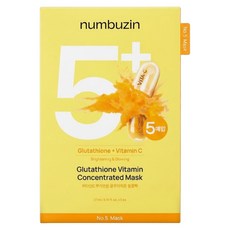 Numbuzin 台灣公司貨 No.5 穀胱甘肽C藥丸面膜, 1組, 5入
