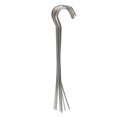 PEDRINI Gadget燒烤串叉 10cm, 12個, 銀色