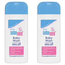 sebamed 施巴 嬰兒舒敏沐浴露, 200ml, 2瓶
