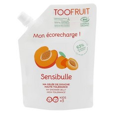 TOOFRUIT 果漾保濕蜜桃沐浴露補充包, 400ml, 1包