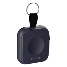 PHILIPS 飛利浦 黑金剛磁吸應急手錶行動電源 45 x 51 x 14.5mm 37g, DLP1202Q, 黑色