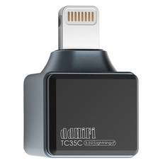 ddHiFi 蘋果耳機iphone轉接頭 Lightning, 3.5mm, 黑色, 1個