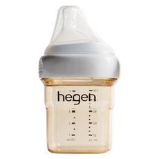 hegen 台灣公司貨 金色奇蹟 PPSU多功能方圓型寬口奶瓶, 混和顏色, 150ml, 1個