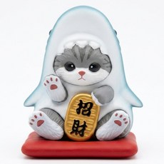 YENDAR 研達 貓福珊迪 招財公仔 鯊魚, 1個