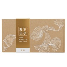 源生美學 三胜肽膠原蛋白粉 薑黃, 30包, 6g, 1盒