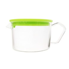 WHOLE HEIGHT 闔樂泰 Sino玻璃微波調理壺 寬口 800ml, 1個, 1 個容器 + 1 個蓋子