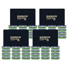 DORCO 多可樂客 PACE Six 刮鬍刀片, 12入, 4個