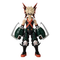 BANDAI 我的英雄學院動漫英雄 爆豪勝己可動公仔 適合12歲以上, 1個