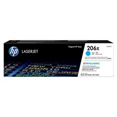 hp 惠普 碳粉匣高印量 HP印表機適用 206X/W2111X, 青色, 1盒
