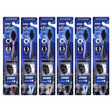 2080 木炭牙刷 顏色隨機, 6支, 1組