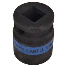 KING TONY 金統立 專業級工具 1/2"DR. 公制六角氣動標準套筒 KT453522M 黑色 22mm, 1個