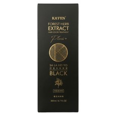 KA'FEN 卡氛 Plus+ 何首烏染髮膏 200ml, 曜石純粹黑, 1件