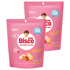 glico 格力高 Bisco 必思可 乳酸菌夾心餅乾, 125.4g, 2袋