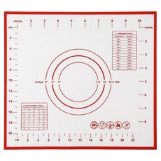 純禾茶行 小矽膠揉麵墊, Red, 1個