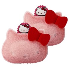 SOWA 創和 日本HELLO KITTY澡包, 粉色, 1入, 2個