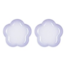 LE CREUSET 瓷器花型盤, 淡粉紫, 2個