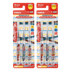 Skater 透明稈牙刷 0~3歲, TOMICA 透明色, 3支, 2組