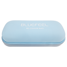 BLUEFEEL 冰心脖圍旅充保冷盒 RE:COOLER BAG 可重複冰鎮 便攜 持久, 藍色, 1組