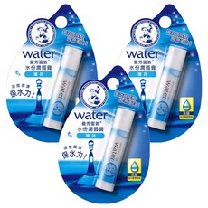 MENTHOLATUM 曼秀雷敦 台灣公司貨 水份潤唇膏, 薄荷, 3.5g, 3支