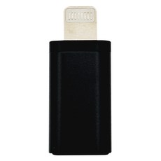 Songwin 尚之宇 TYPE-C母轉Lightning公轉接頭, 2.4cm, 1個, 黑色