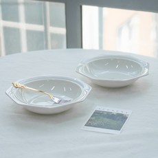 Syracuse CHINA Freeze 八角義大利麵碗 24cm, 白色, 2個