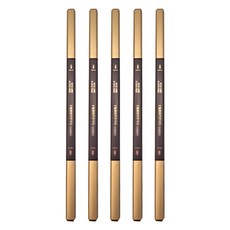 S201極細雙頭三角眉筆 0.1g 5支, 深咖色