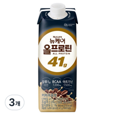 Nucare ALL PROTEIN 咖啡牛奶味 41克, 3個, 350ml