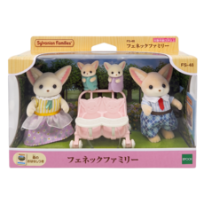 EPOCH Sylvanian Families 森林家族 耳廓狐家庭組 FS-48 3歲以上, 1組