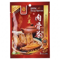 三美 馬來西亞正宗巴生肉骨茶湯料包, 35g, 1包