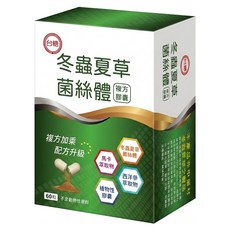 台糖 冬蟲夏草菌絲體複方膠囊, 480mg, 1罐