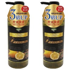 Jie Fen 潔芬生活 植物修復系列洗髮精 控油 柔順 強健, 500ml, 2瓶