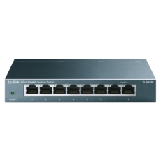 TP-Link 8埠Gigabit桌上型專業級乙太網路金屬交換器, 1個, TL-SG108